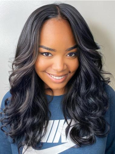 Lace Front Wigs African American Black Long Wigs