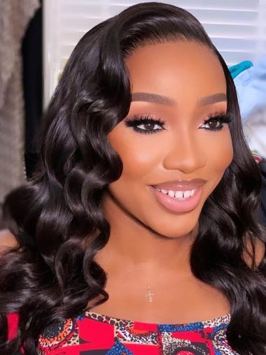 African American Wigs For Sale 18" Brown Synthetic Wigs