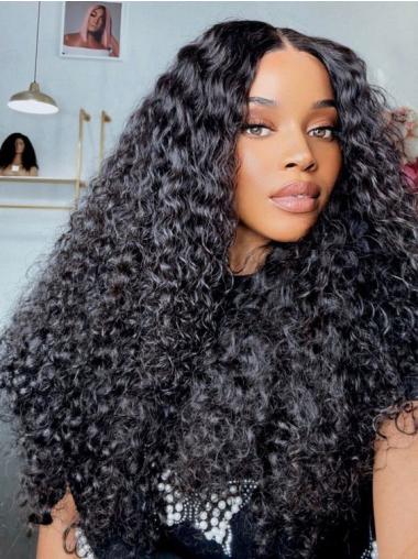 African Wigs Online Synthetic Without Bangs 22" Long Wigs