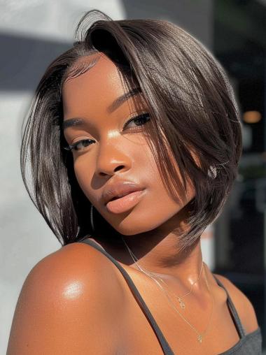 African American Lace Front Wigs Black Synthetic Wigs