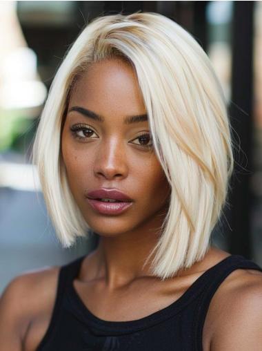 Wigs For African American Women 12" Blonde Bobs Wigs