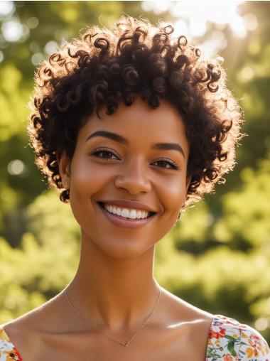 Synthetic Wigs African American Layered 6" Short Wigs
