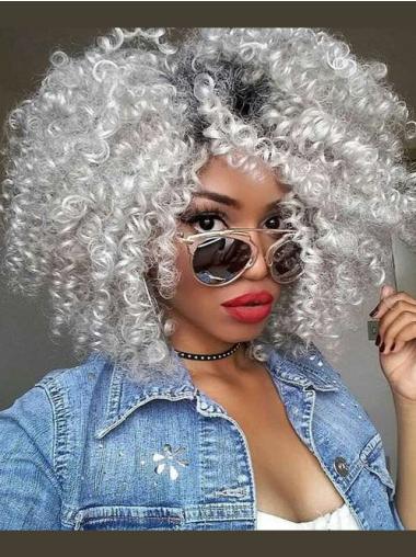 African American Wigs Kinky With Bangs 12" Wigs