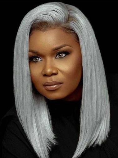 Human Hair Bob Wigs For African American Monofilament Bobs Straight Wigs