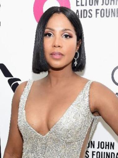 Capless Bobs 12 Inches High Quality Toni Braxton Straight Wigs