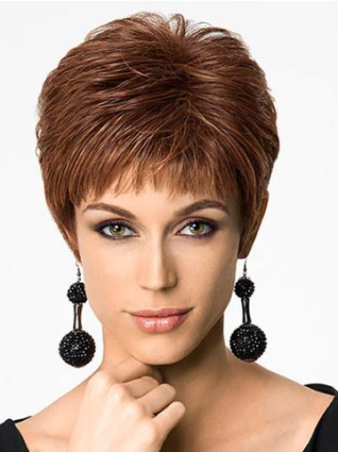 Perfect 6 Inches Synthetic Short Wigs For Small Heads