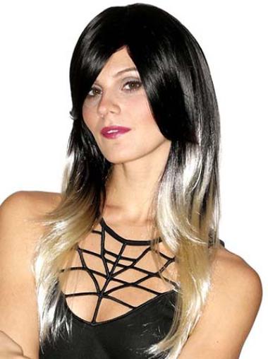 Ombre/2 Tone Straight 20 Inches Incredible Lace Wig With Bangs