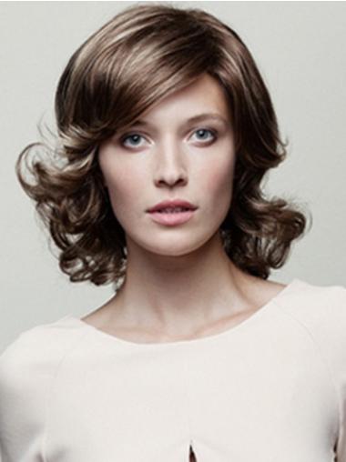 Classic Capless Synthetic 10 Inches Wigs Medium Length Hair