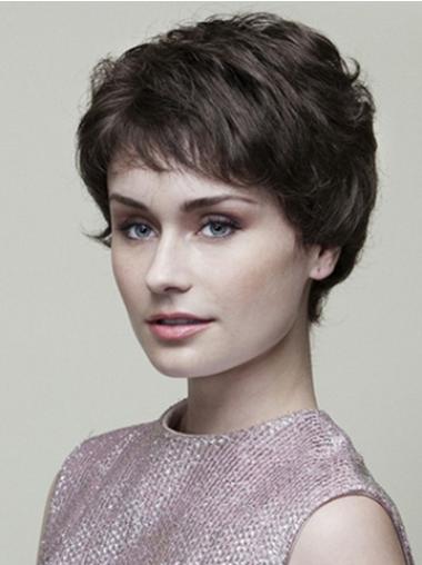 Brown Best Real Looking Short Wigs