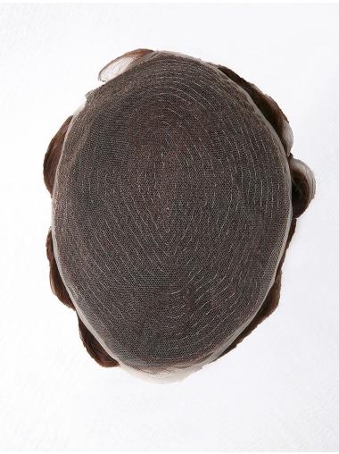 Indian Human Hair French Lace Base Man Toupees