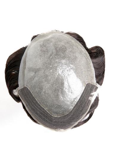 100% Remy Human French Lace Front Hair Man Toupees