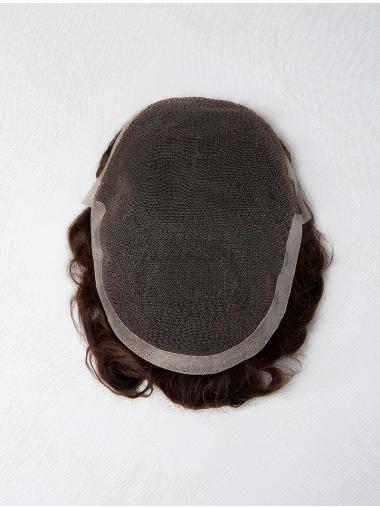 Swiss Lace In Center Thin Poly Coating On Sides And Back Hair Pieces