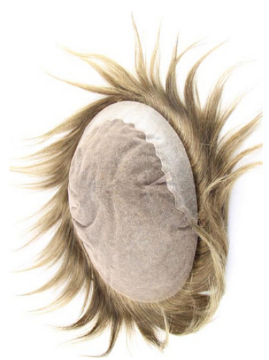 Mono Base With PU In Front For Man Toupees