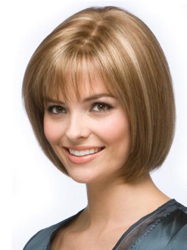 Blonde Bobs Cheap Lace Front Wigs Synthetic Hair