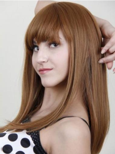 Capless With Bangs Beautiful Human Hair Wigs Cancer