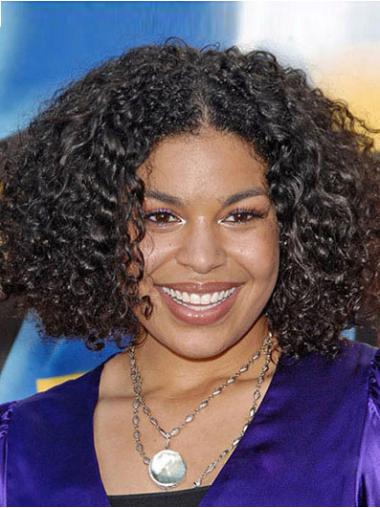 Kinky Capless Synthetic Black African American Wigs