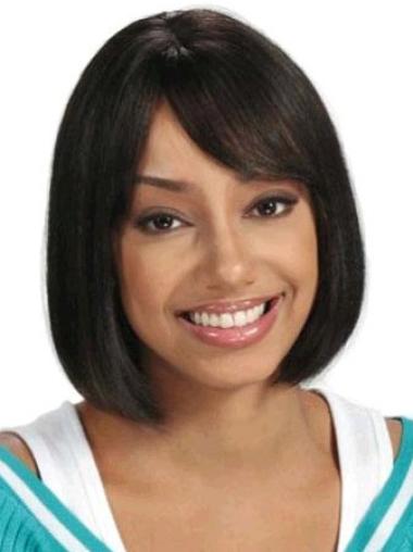 Best Black Straight Capless African American Wigs Bobs