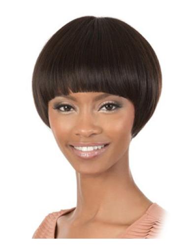 8 Inches Straight African American Black Women Short Bobs