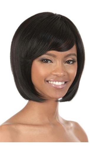 Indian Remy Hair Capless Gorgeous Straight Bobs For Black Women