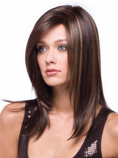 Natural Long Straight Wigs For Ladies With Cancer