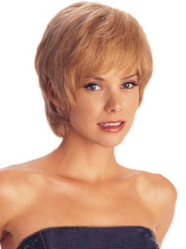 Incredible Auburn Straight Short Capless Synthetic Wigs