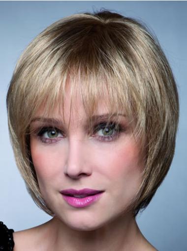 Blonde Bobs Affordable Synthetic Capless Short Wig