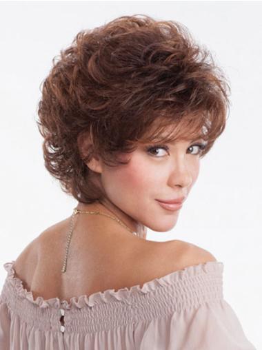 Wavy Auburn Classic Hairstyles Womens Short Synthetic Heat Resistant Wigs