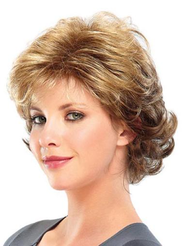 Discount Capless Short Hair Curly Synthetic Wig