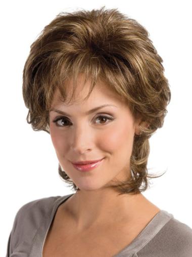 Brown Synthetic Wavy New Classic Cheap Lace Front Wigs