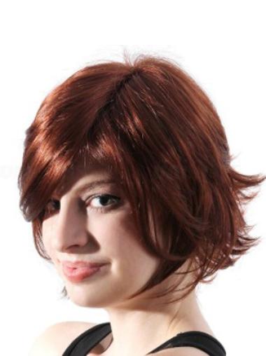 Layered Capless Medium Wavy Wig