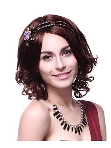Layered 14 Inches Wavy Capless Gorgeous Synthetic Wig Styles For Women
