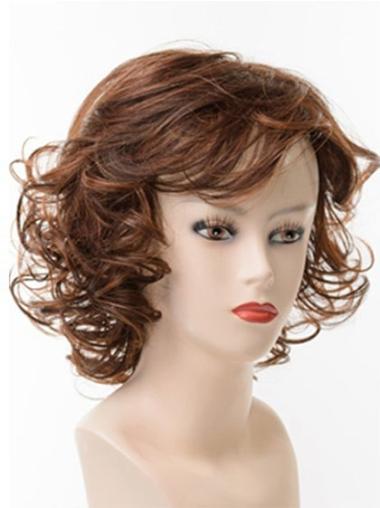 Incredible Layered Brown Curly Wigs Synthetic