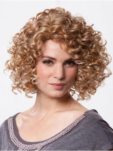 100% Hand-Tied Brown Without Bangs Chin Length Best Looking Synthetic Wigs