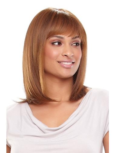 Blonde Shoulder Length Exquisite Monofilament Wig