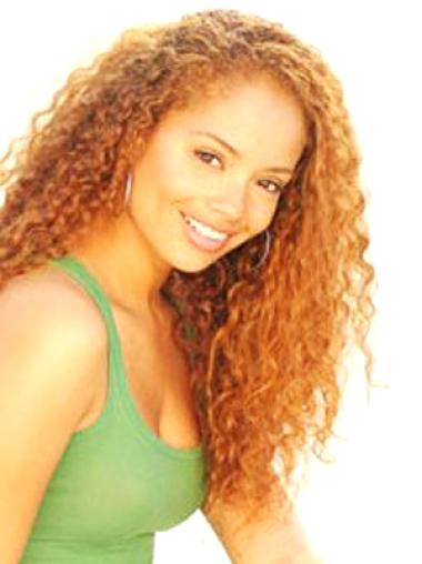 Auburn Curly Synthetic Modern Wig Lace Cap