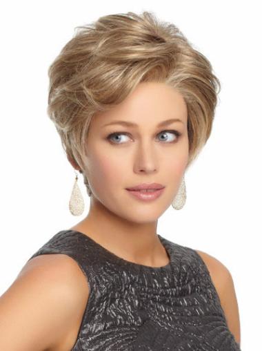 Exquisite Short Lace Front Wigs For Elderly Cancer Patients