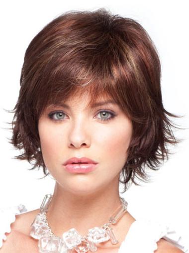 Beautiful Layered Straight Auburn Better Quality Synthetic Wigs