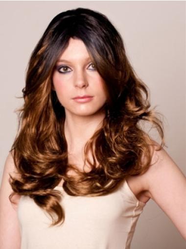 Celebrity Hair Wigs Layered Wavy Long Flexibility