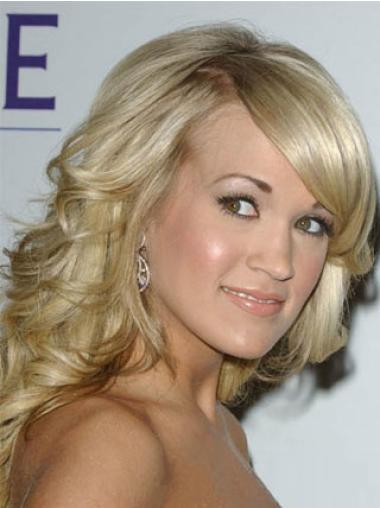 Capless Shoulder Length Synthetic Flexibility Carrie Underwood Wigs