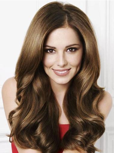 Capless Without Bangs Synthetic Cheryl Cole Long Wavy Wigs