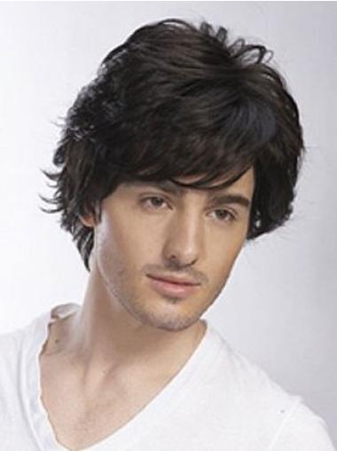Short New Mens Natural Hair Wigs