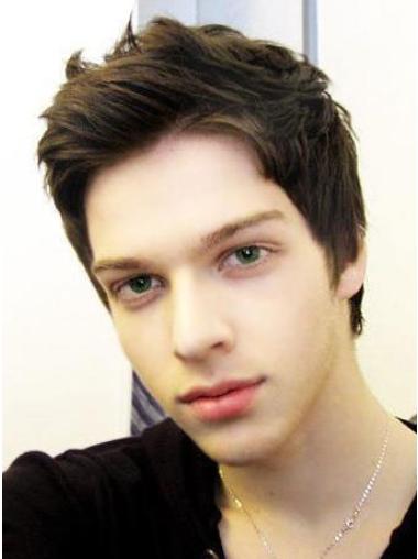 Straight Great Mens Lace Front Wig