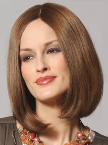 Good 12" Straight Lace Front Wig Human Hair Bob