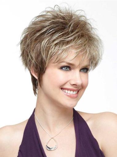 Great Cropped Wavy Affordable Cancer Wigs