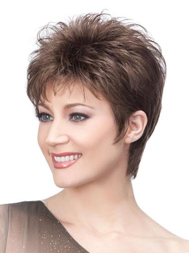 Stylish Cropped Straight Best Wigs For Cancer
