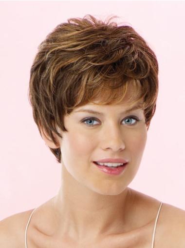 Synthetic Wavy Boycuts Short Synthetic Lace Front Wigs