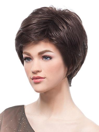 Short Boycuts Top Wigs For Cancer Patient