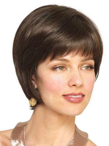 Straight Capless Bobs Short Wig Human Hair