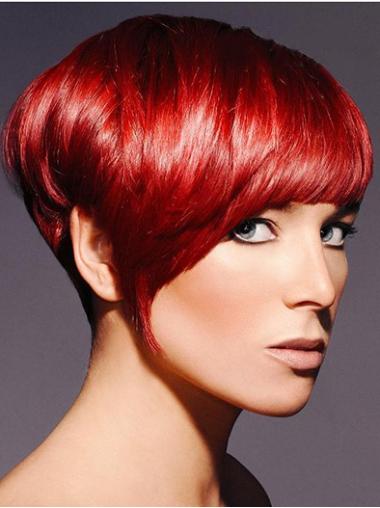 Flexibility Straight Capless Short Haired Wigs