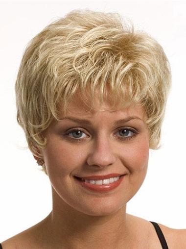 No-Fuss Synthetic Wavy Short Capless Wigs